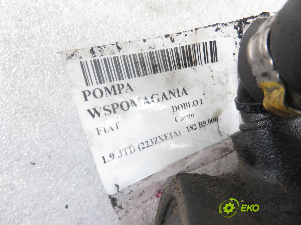 FIAT DOBLO Cargo (223_) FURGON 2001 74,00 1.9 JTD 100 - 182 B9.000 1910,00 Pumpa servočerpadlo 46534757 ; 26064414FJ (Servočerpadlá, pumpy riadenia)