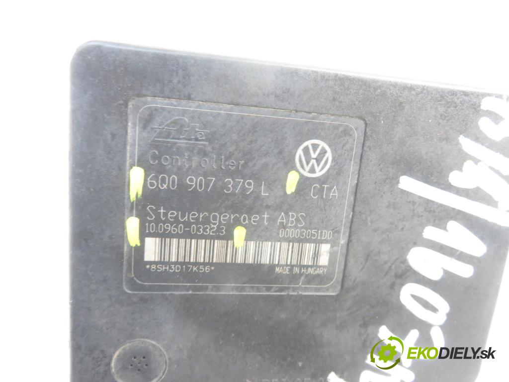 VW POLO (9N_) HB 2003 47,00 1.9 SDI - ASY 1896,00 Pumpa ABS 6Q0907379L ; 10096003323 ; 6Q0614117H (Pumpy ABS)