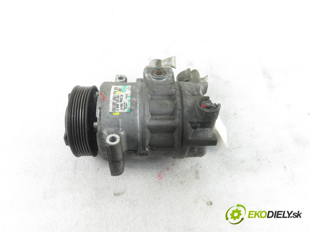 VW GOLF V (1K1) HB 2006 77,00 1.9 TDI - BXE 1896,00 KOMPRESOR: klimatizácie 1K0820859F (Kompresory klimatizácie)