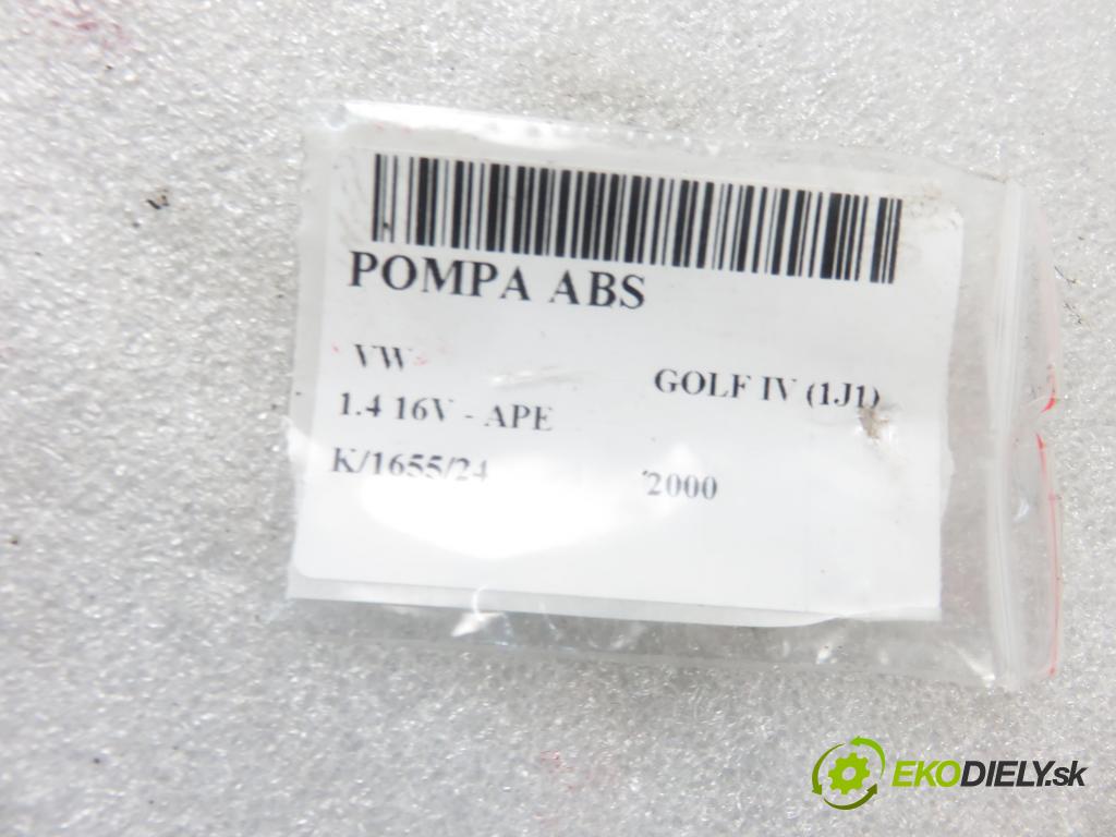 VW GOLF IV (1J1) HB 2000 55,00 1.4 16V - APE 1390,00 Pumpa ABS 1C0907379 ; 10094703073 ; 6X0614517 (Pumpy ABS)