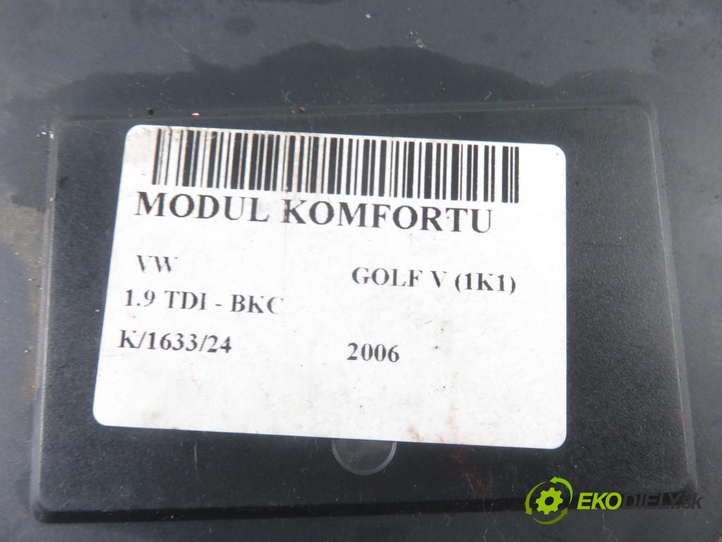 VW GOLF V (1K1) HB 2006 77,00 1.9 TDI - BXE 1896,00 MODUL BORDNETZ 3C0937049D
