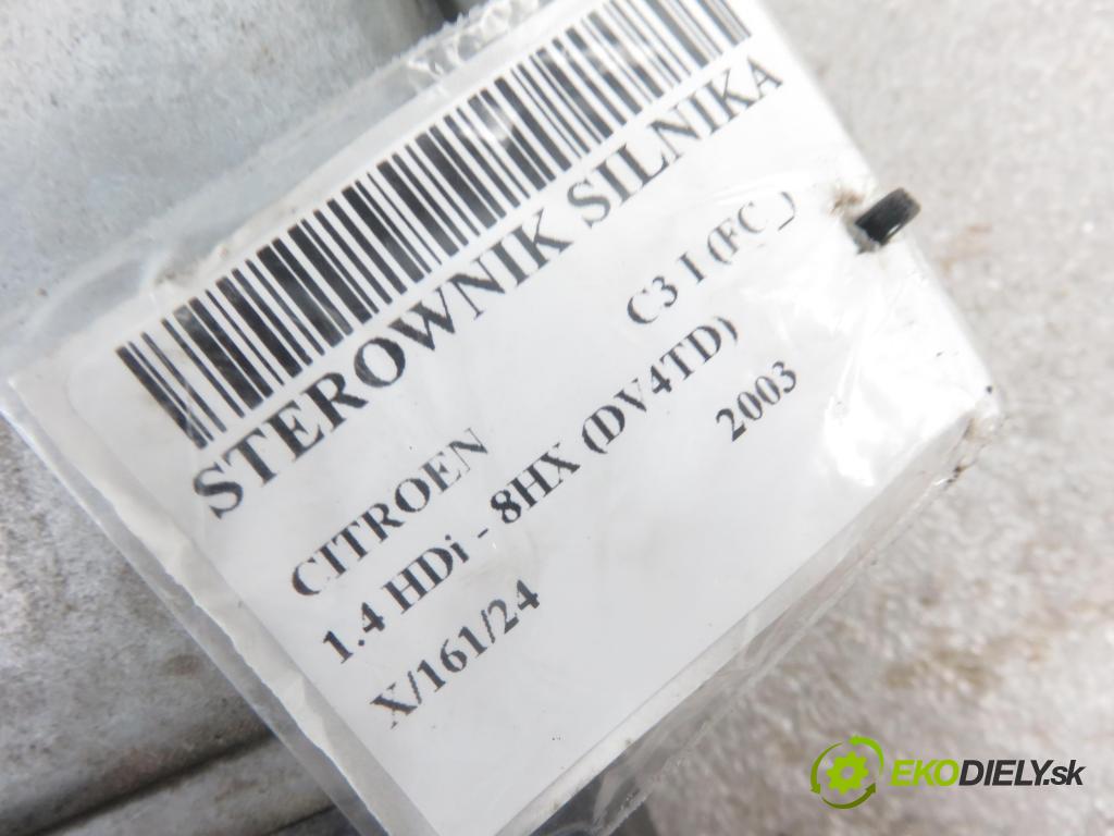 CITROEN C3 I (FC_) HB 2003 50,00 1.4 HDi 8V - 8HX 1398,00 Riadiaca jednotka Motor 5WS40021JT ; 9650670480 ; 9643455080