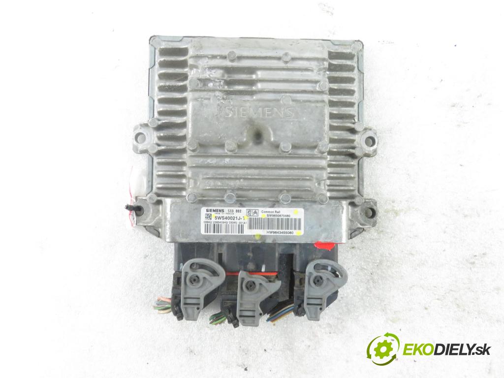 CITROEN C3 I (FC_) HB 2003 50,00 1.4 HDi 8V - 8HX 1398,00 Riadiaca jednotka Motor 5WS40021JT ; 9650670480 ; 9643455080