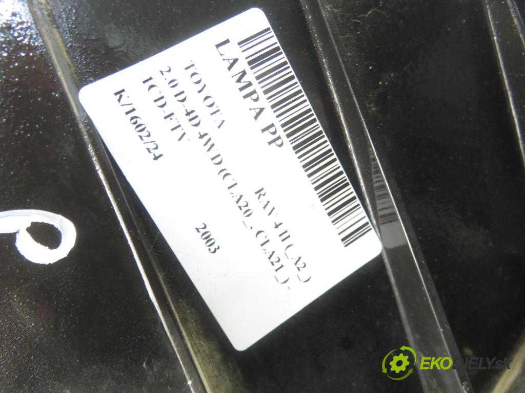 TOYOTA RAV 4 II (_A2_) SUV 2003 85,00 2.0 D-4D 4WD 116 - 1CD-FTV 1995,00 Svetlo PP
