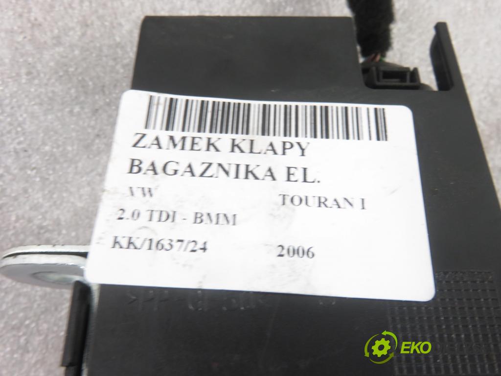 VW TOURAN (1T1, 1T2) MINIVAN 2006 103,00 2.0 TDI - BMM 1968,00 zámok dveří kufr EL.