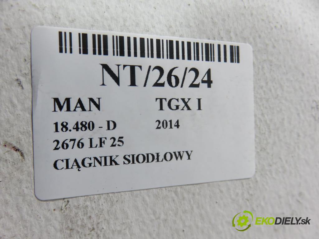 MAN TGX I CIĄGNIK SIODŁOWY 2014 353,00 18.480 - D 2676 LF 25 12419,00 Listové pero predný 81434026324 ; 8141303008