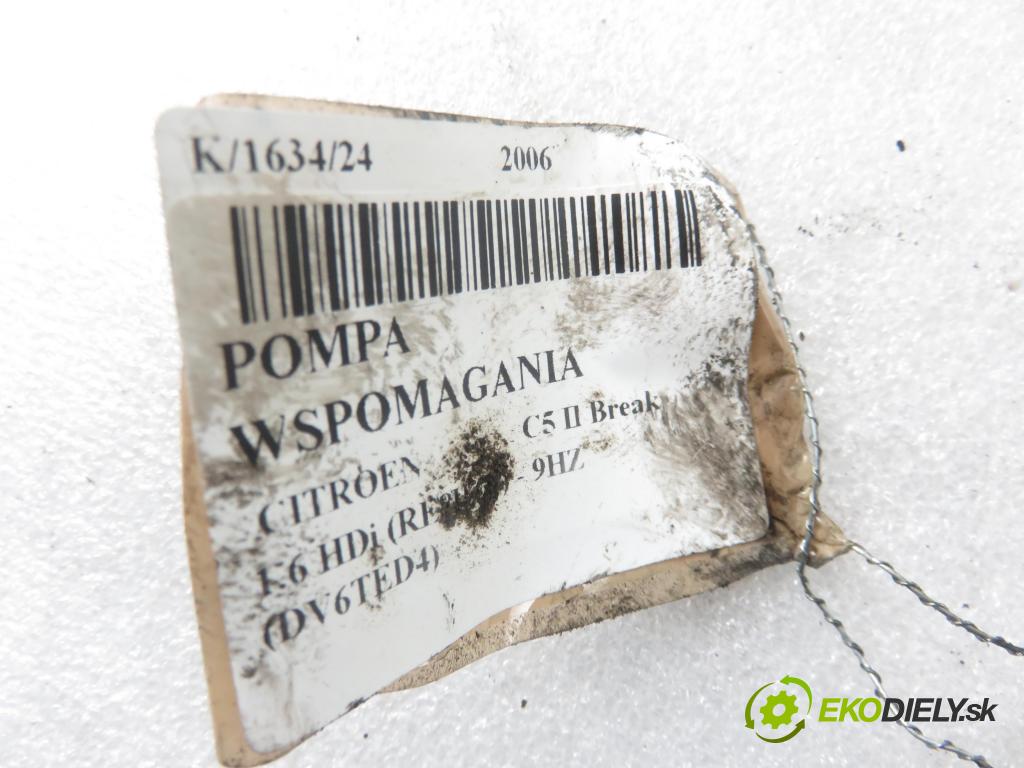 CITROEN C5 II Break (RE_) KOMBI 2006 80,00 1.6 HDi (RE8HZB) - 9HZ (DV6TED4) 1560,00 Pumpa servočerpadlo  (Servočerpadlá, pumpy riadenia)