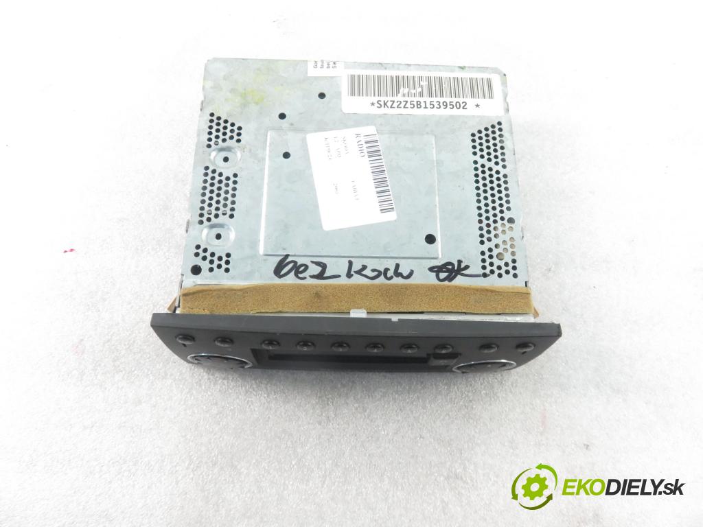 SKODA FABIA I (6Y2) HB 2003 47,00 1.2 - AZQ 1198,00 RADIO Modul 6Y0035152A
