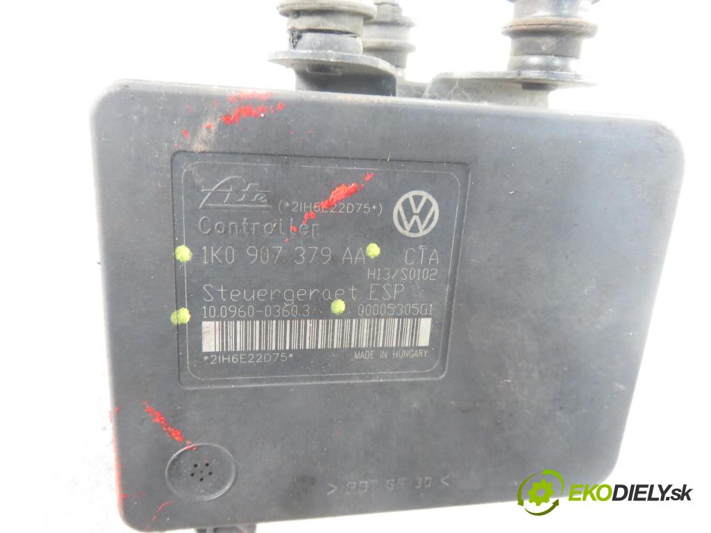 VW TOURAN (1T1, 1T2) MINIVAN 2006 103,00 2.0 TDI - BMM 1968,00 Pumpa ABS 1K0907379AA ; 10096003603 (Pumpy ABS)