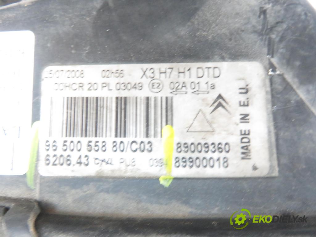 CITROEN C5 II Break (RE_) KOMBI 2006 80,00 1.6 HDi (RE8HZB) - 9HZ (DV6TED4) 1560,00 Svetlo PP 9650055880