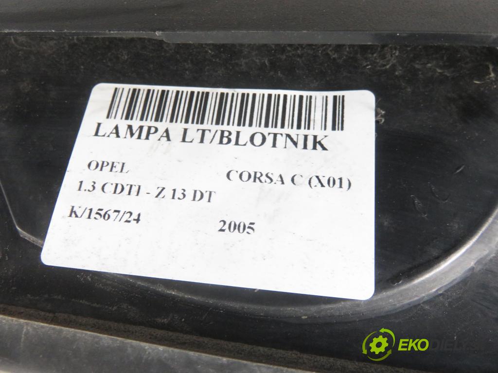 OPEL CORSA C (X01) HB 2005 51,00 1.3 CDTI - Z 13 DT 1248,00 Svetlo ľavé zadné