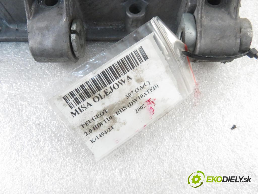 PEUGEOT 307 (3A/C) HB 2002 79,00 2.0 HDi 110 - RHS 1997,00 vana olejová 9642134480 (Olejové vany)