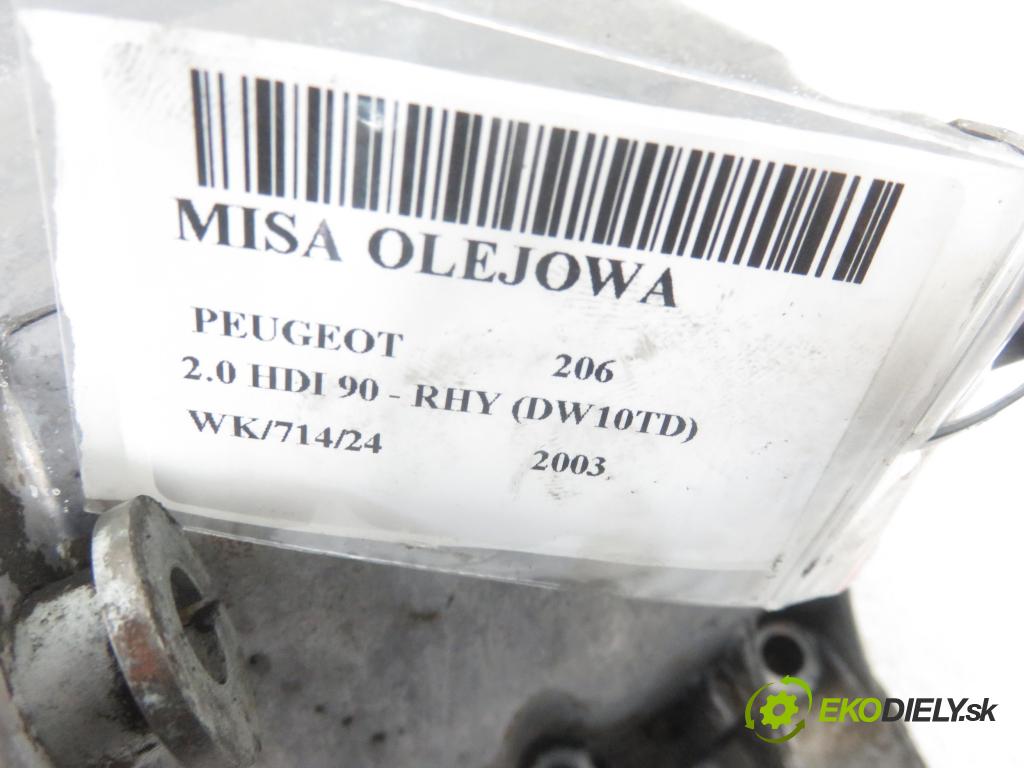 PEUGEOT 206 liftback (2A/C) HB 2003 66,00 2.0 HDI 90 - RHY 1997,00 vana olejová 9641726880 (Olejové vany)