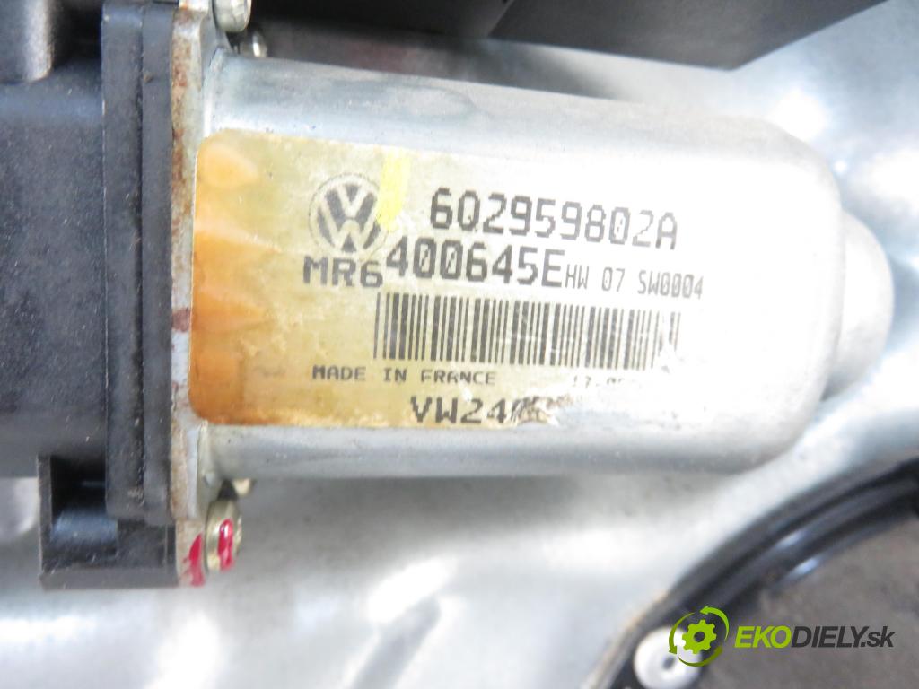 VW POLO (9N_) HB 2003 47,00 1.9 SDI - ASY 1896,00 mechanismus oken 6Q4837401H