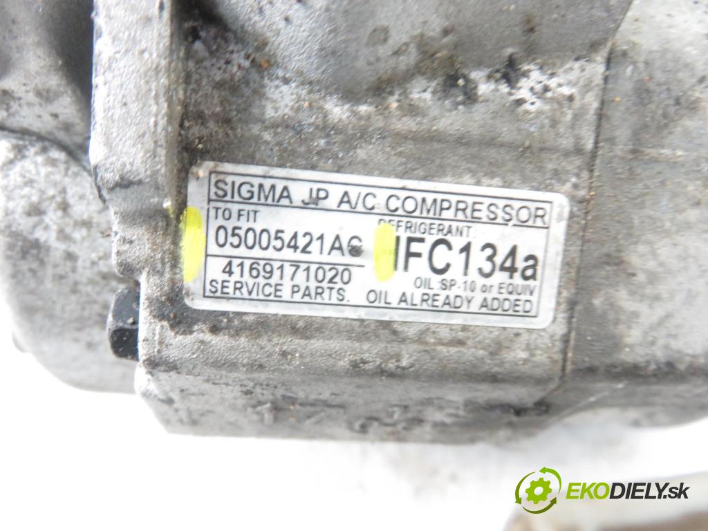 CHRYSLER VOYAGER IV (RG, RS) MINIVAN 2001 105,00 2.5 CRD 143 - ENJ 2499,00 KOMPRESOR: klimatizace 05005421AC (Kompresory)