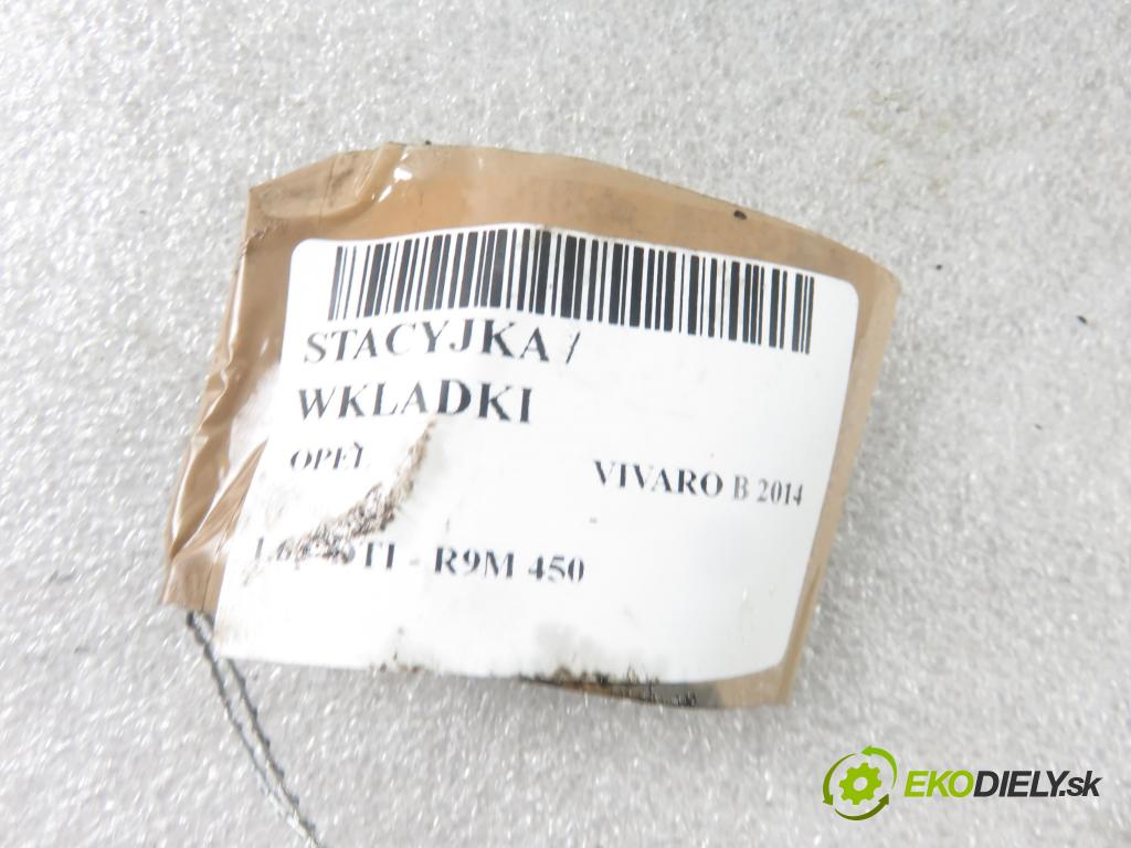 OPEL VIVARO B Skrzynia (X82) FURGON 2015 85,00 1.6 CDTI - R9M 450 1598,00 spinačka 285910001RB (Spínacie skrinky a kľúče)