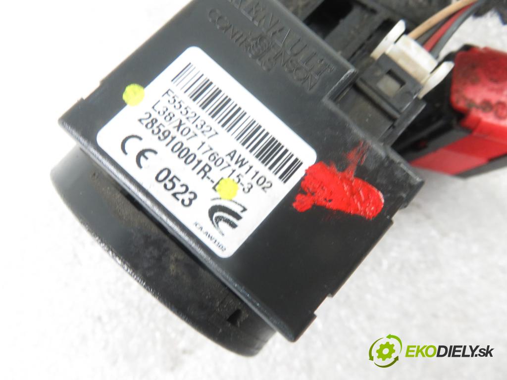 OPEL VIVARO B Skrzynia (X82) FURGON 2015 85,00 1.6 CDTI - R9M 450 1598,00 spinačka 285910001RB (Spínacie skrinky a kľúče)