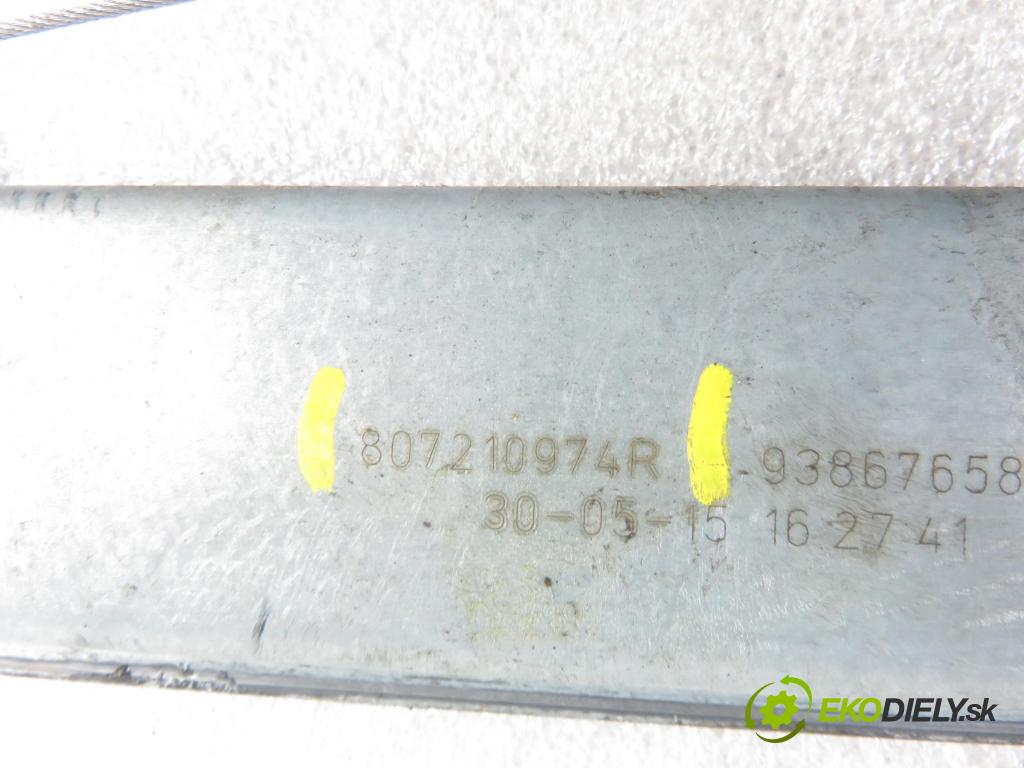 OPEL VIVARO B Skrzynia (X82) FURGON 2015 85,00 1.6 CDTI - R9M 450 1598,00 mechanismus oken 807210974R