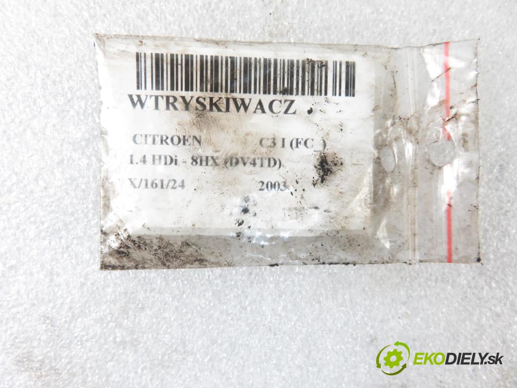 CITROEN C3 I (FC_) HB 2003 50,00 1.4 HDi 8V - 8HX 1398,00 vstrekovač 9649574480 (Vstrekovače)