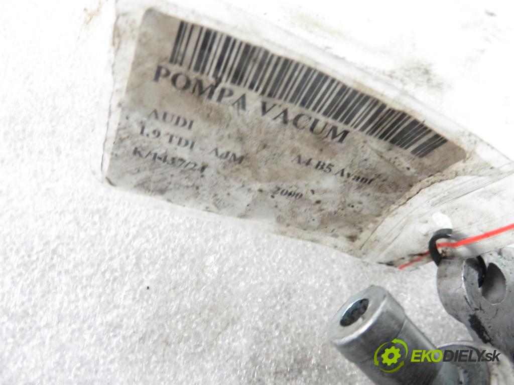 AUDI A4 Avant (8D5, B5) KOMBI 2000 85,00 1.9 TDI - AJM 1896,00 Pumpa vákuová 038145209A