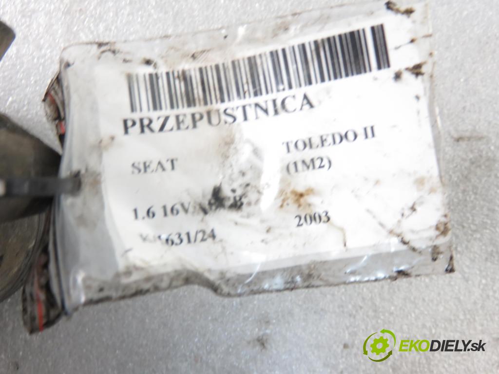 SEAT TOLEDO II (1M2) SEDAN 2003 77,00 1.6 16V - BCB 1598,00 Škrtiaca klapka 036133062M (Škrtiace klapky)