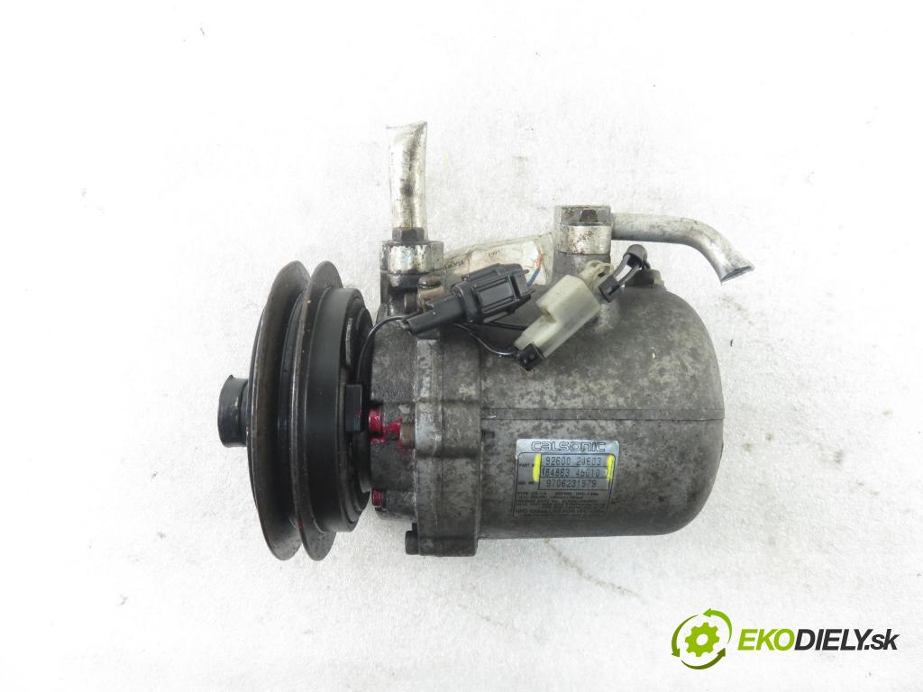 NISSAN PRIMERA Hatchback (P11) LIFTBACK 1997 66,00 2.0 TD - CD20T 1974,00 KOMPRESOR: klimatizácie 926002J603 ; 8486345010 (Kompresory klimatizácie)