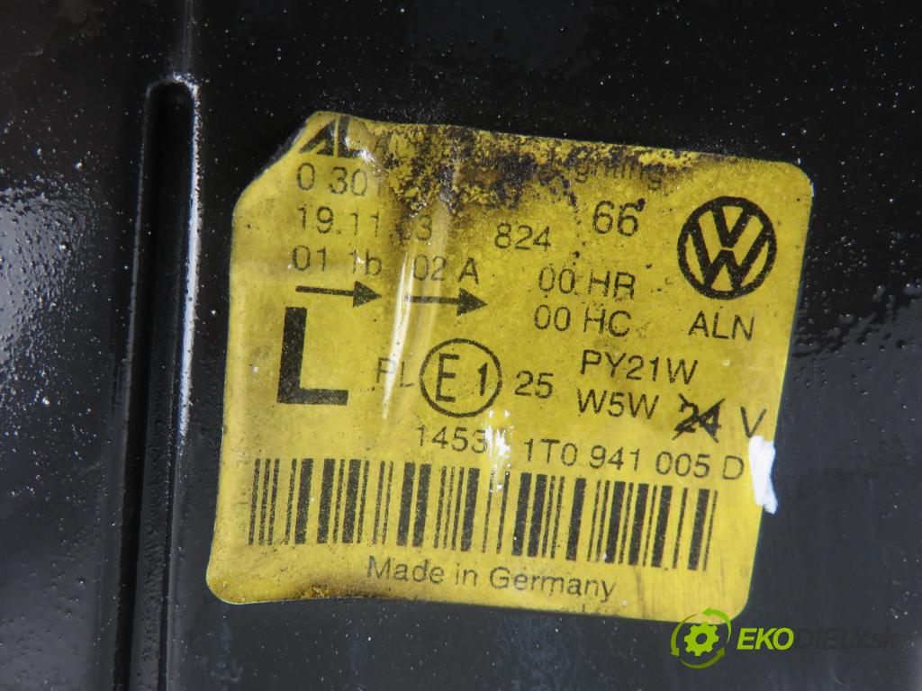 VW TOURAN (1T1, 1T2) MINIVAN 2004 100,00 2.0 TDI PD 16V 136 - AZV 1968,00 Svetlo LP 1T0941005D