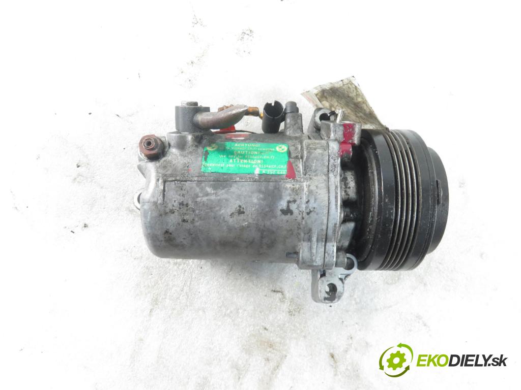 BMW 3 (E46) SEDAN 2000 100,00 320 d 136 - M47 D20 (204D1) 1951,00 KOMPRESOR: klimatizácie 8390646 (Kompresory klimatizácie)