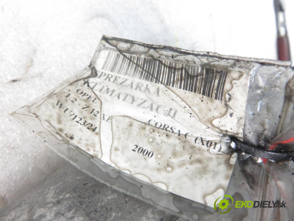 OPEL CORSA C (X01) HB 2000 55,00 1.2 16V 75 - Z 12 XE 1199,00 KOMPRESOR: klimatizácie  (Kompresory klimatizácie)