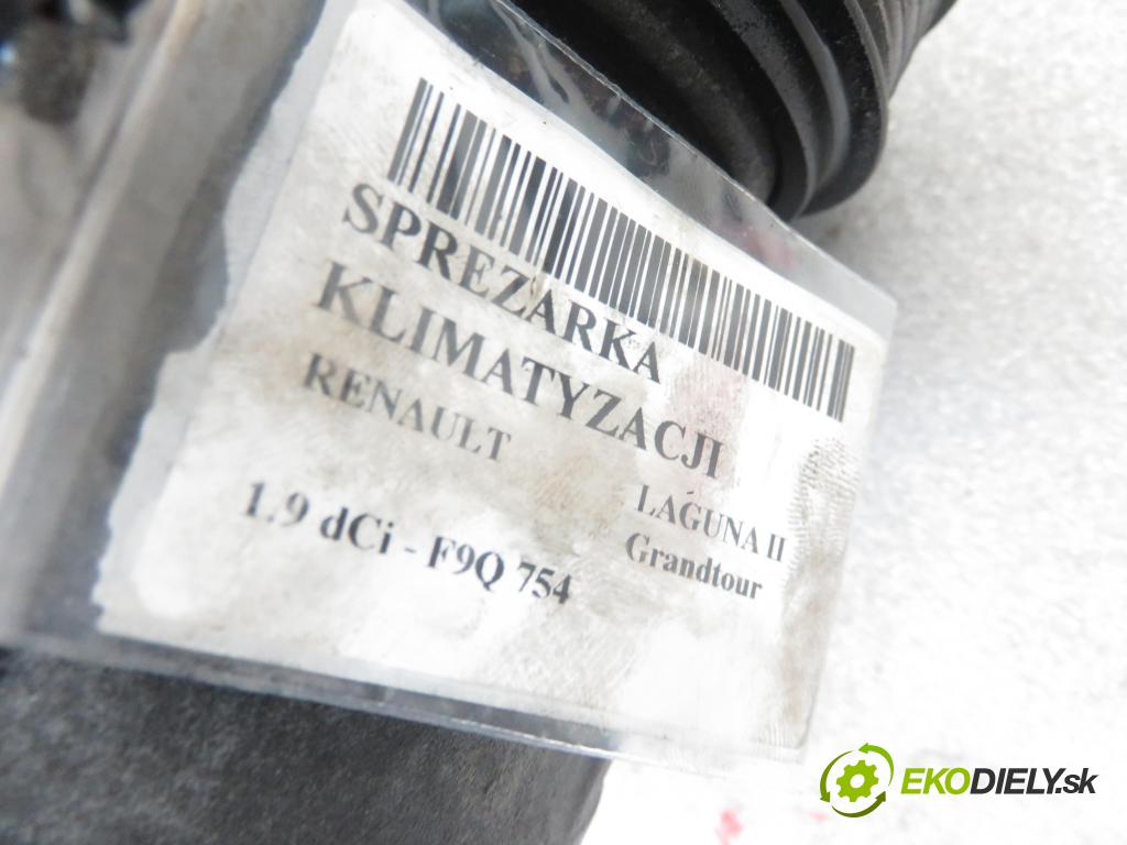 RENAULT LAGUNA II Grandtour (KG0/1_) KOMBI 2002 74,00 1.9 dCi 107 - F9Q 754 1870,00 KOMPRESOR: klimatizácie 8200021822 (Kompresory klimatizácie)