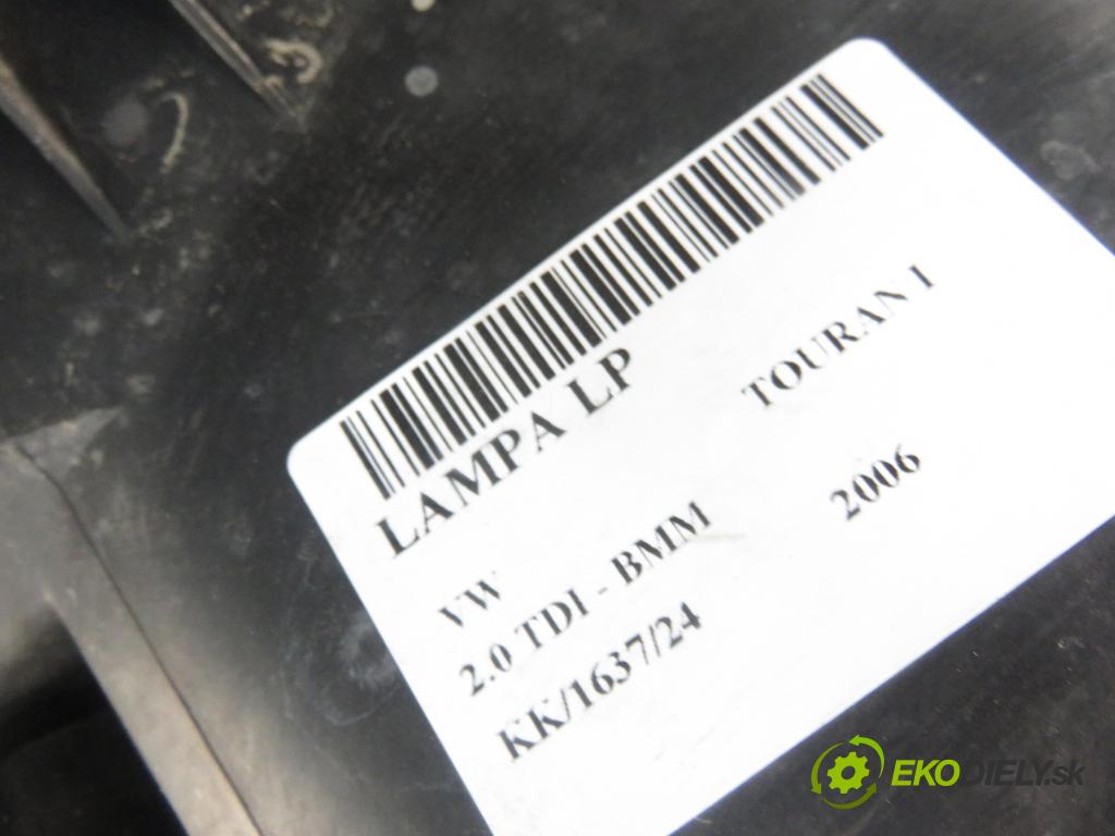 VW TOURAN (1T1, 1T2) MINIVAN 2006 103,00 2.0 TDI - BMM 1968,00 Svetlo LP 1307329090 ; 0301205271