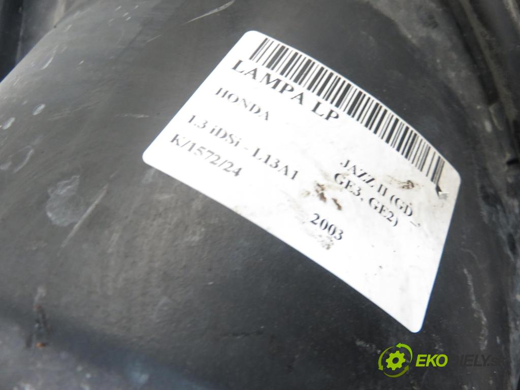 HONDA JAZZ II (GD_, GE3, GE2) HB 2003 0,00 1.3 iDSi - L13A1 1339,00 Svetlo LP