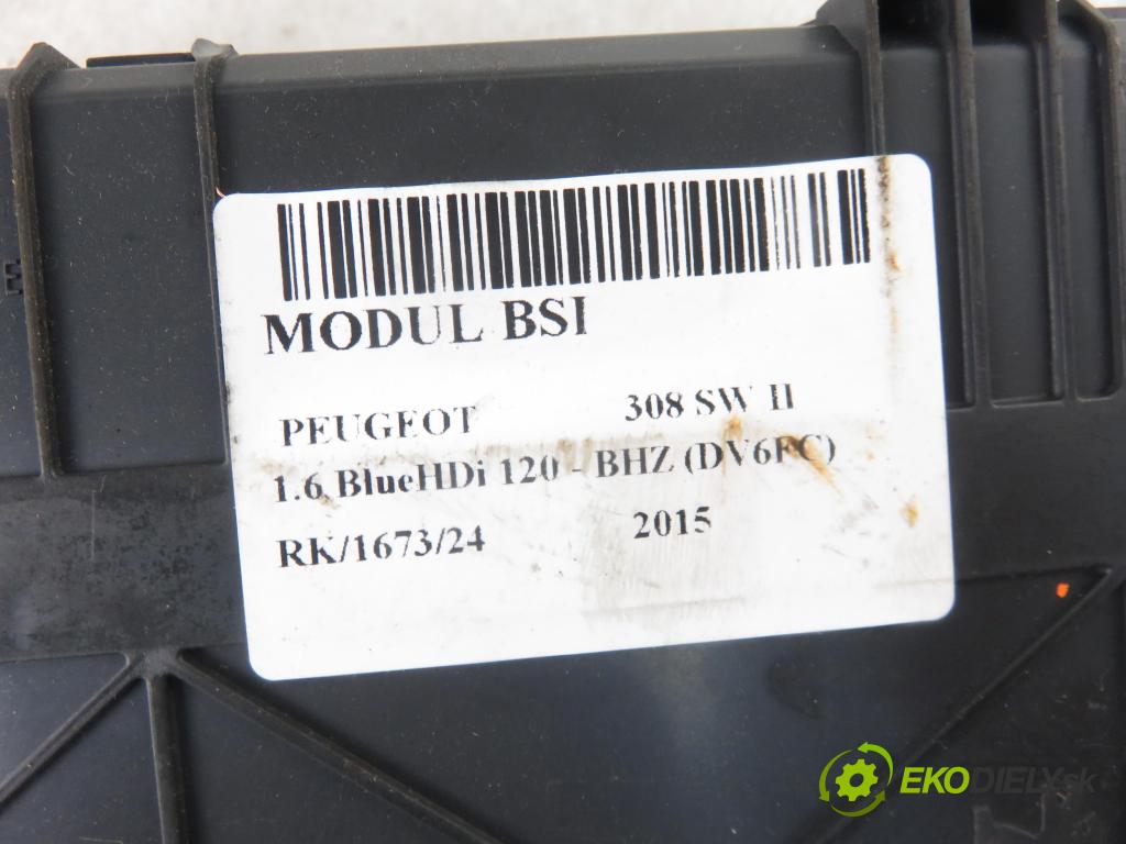 PEUGEOT 308 SW II KOMBI 2015 88,00 1.6 BlueHDi 120 - BHZ (DV6FC) 1560,00 MODUL BSI 9807054180