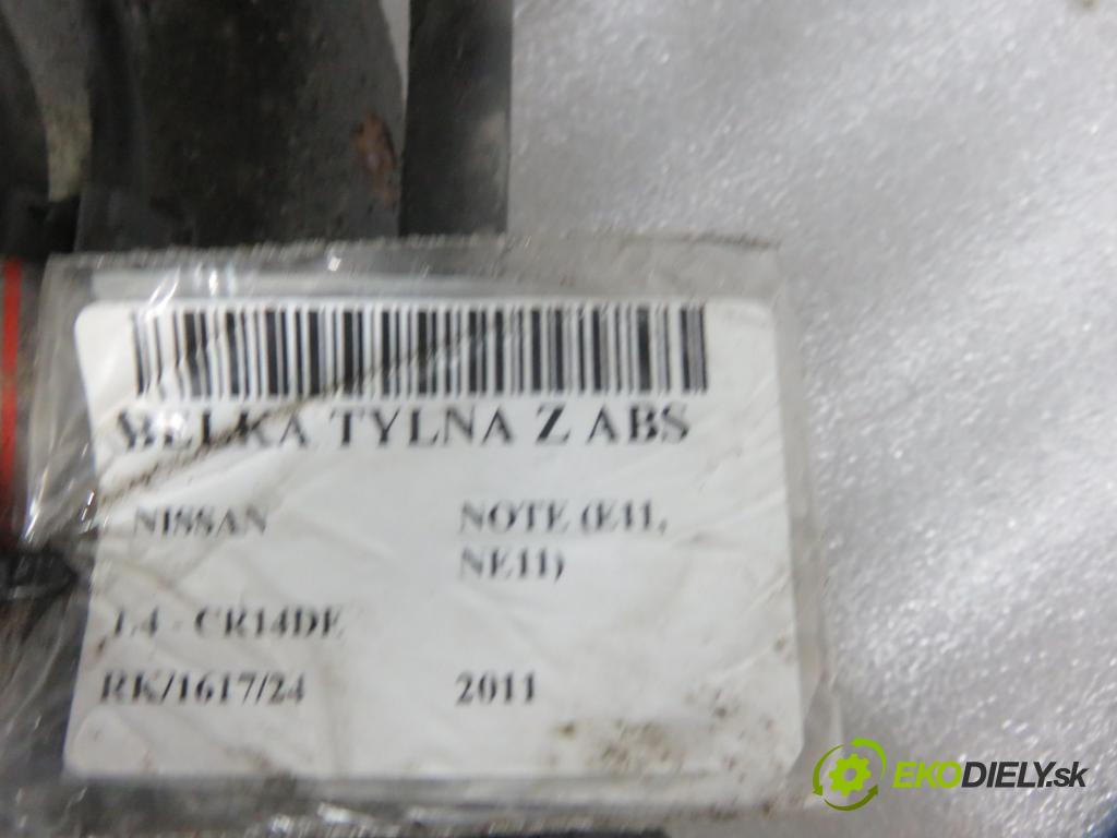 NISSAN NOTE (E11, NE11) MINIVAN 2011 65,00 1.4 - CR14DE 1386,00 výztuha zadní část ABS