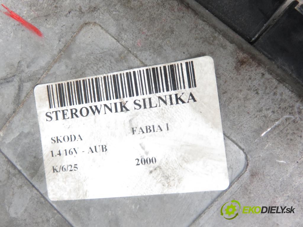 SKODA FABIA I (6Y2) HB 2000 74,00 1.4 16V - AUB 1390,00 Riadiaca jednotka Motor 036906034BK ; 6160048915