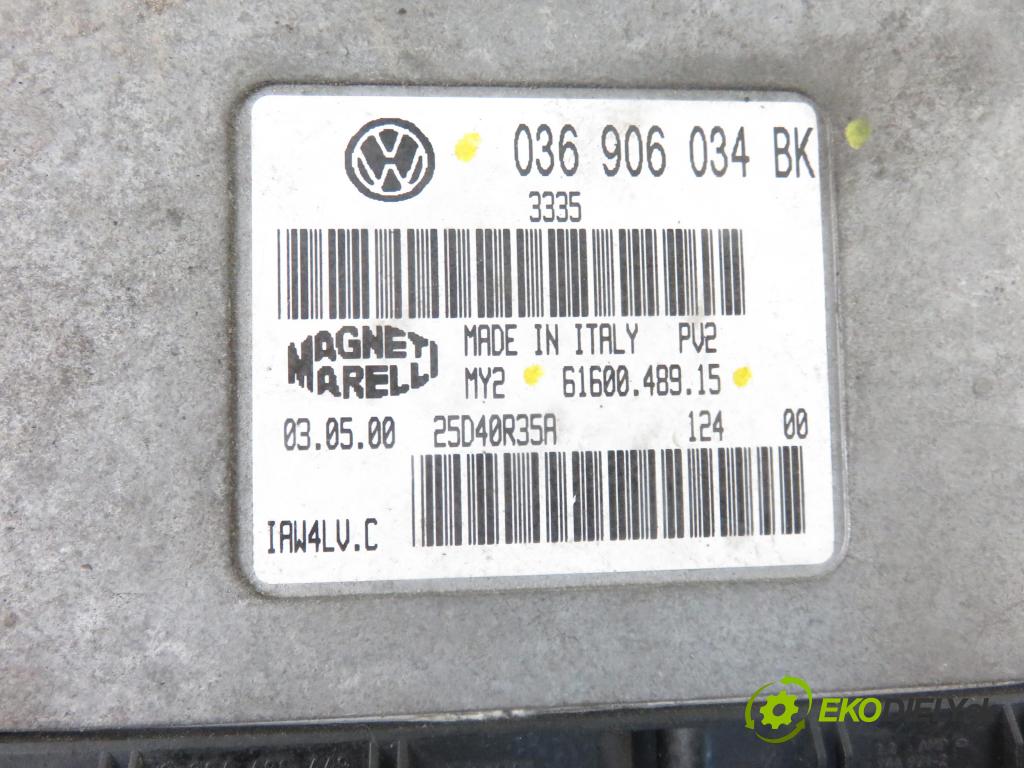 SKODA FABIA I (6Y2) HB 2000 74,00 1.4 16V - AUB 1390,00 Riadiaca jednotka Motor 036906034BK ; 6160048915