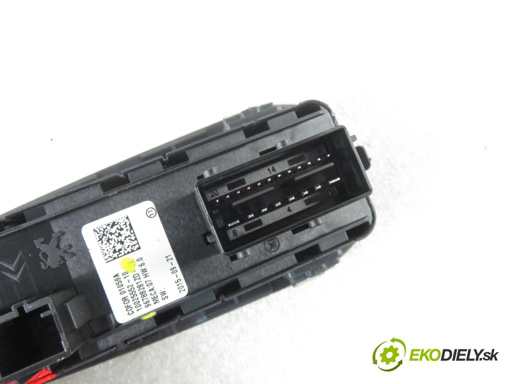 PEUGEOT 308 SW II KOMBI 2015 88,00 1.6 BlueHDi 120 - BHZ (DV6FC) 1560,00 Panel ovládania okien 96788281ZD