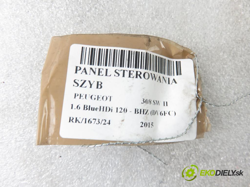 PEUGEOT 308 SW II KOMBI 2015 88,00 1.6 BlueHDi 120 - BHZ (DV6FC) 1560,00 Panel ovládania okien 96788281ZD