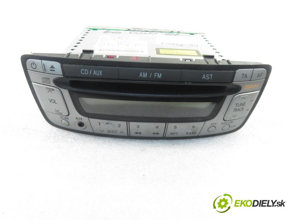 CITROEN C1 (PM_, PN_) HB 2012 50,00 1.0 12V R3 68 - 1KR-FE 998,00 RADIO CD 861200H010