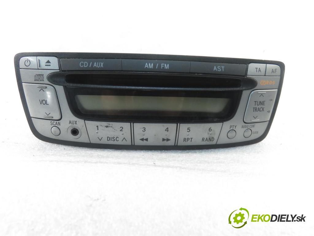CITROEN C1 (PM_, PN_) HB 2012 50,00 1.0 12V R3 68 - 1KR-FE 998,00 RADIO CD 861200H010