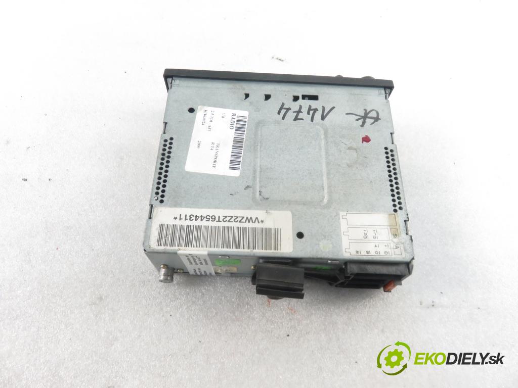 VW TRANSPORTER IV Platforma / podwozie (70E, 70L, 70M, 7DE, 7DL KABINA/PLATFORMA 2000 65,00 2.5 TDI - AJT 2461,00 RADIO Modul 1H0035152