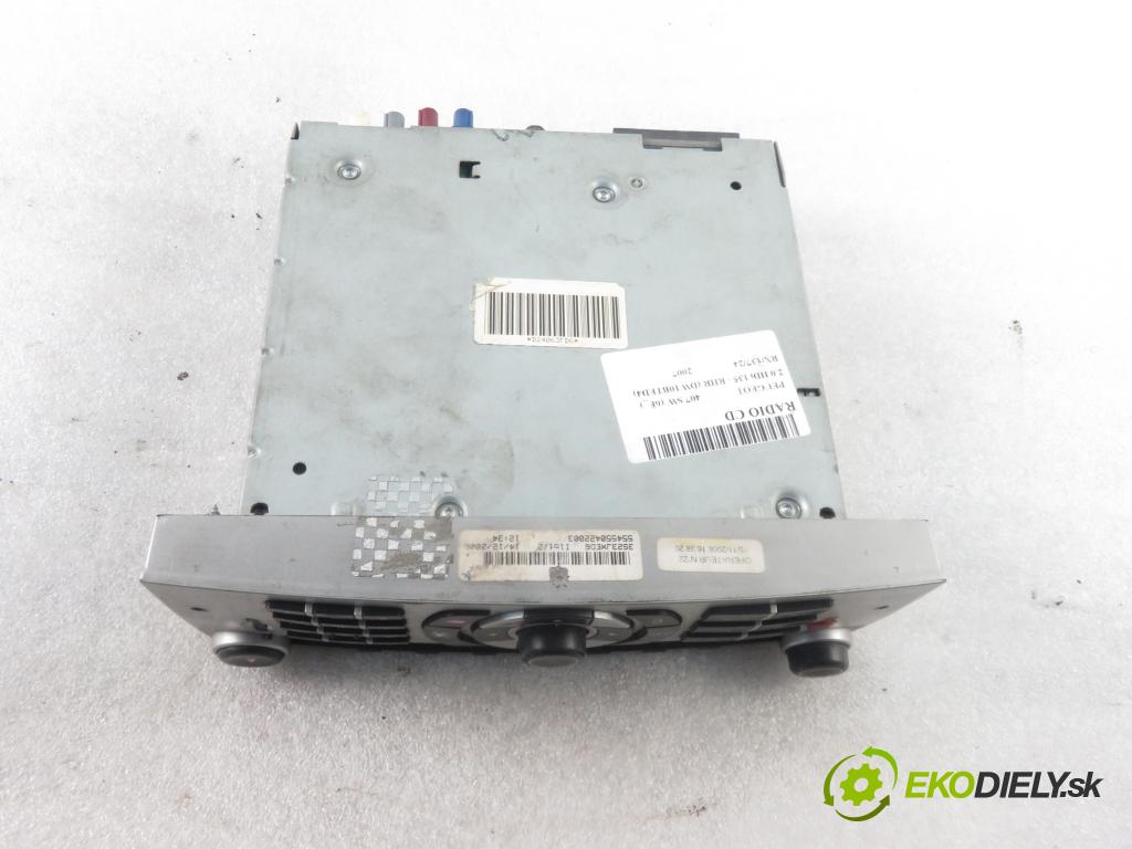 PEUGEOT 407 SW (6E_) KOMBI 2007 100,00 2.0 HDi 135 - RHR 1997,00 RADIO CD 96640242YP