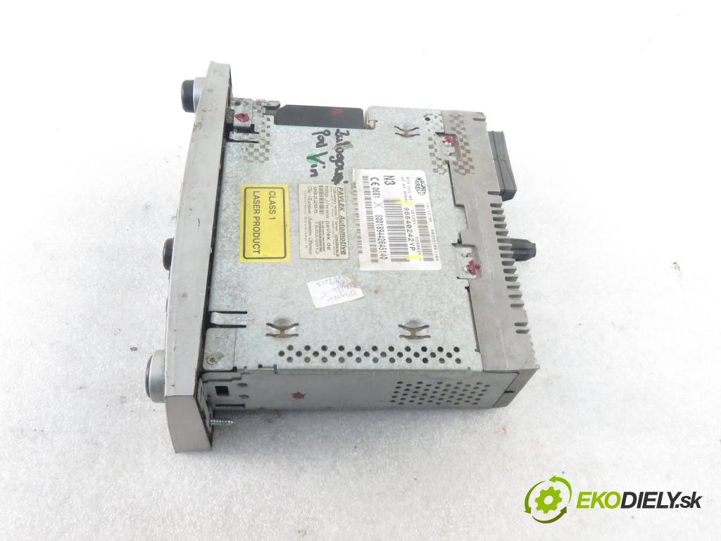 PEUGEOT 407 SW (6E_) KOMBI 2007 100,00 2.0 HDi 135 - RHR 1997,00 RADIO CD 96640242YP