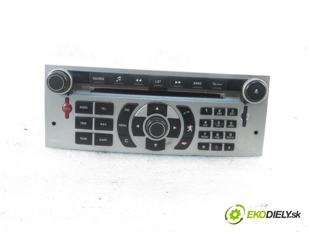 PEUGEOT 407 SW (6E_) KOMBI 2007 100,00 2.0 HDi 135 - RHR 1997,00 RADIO CD 96640242YP