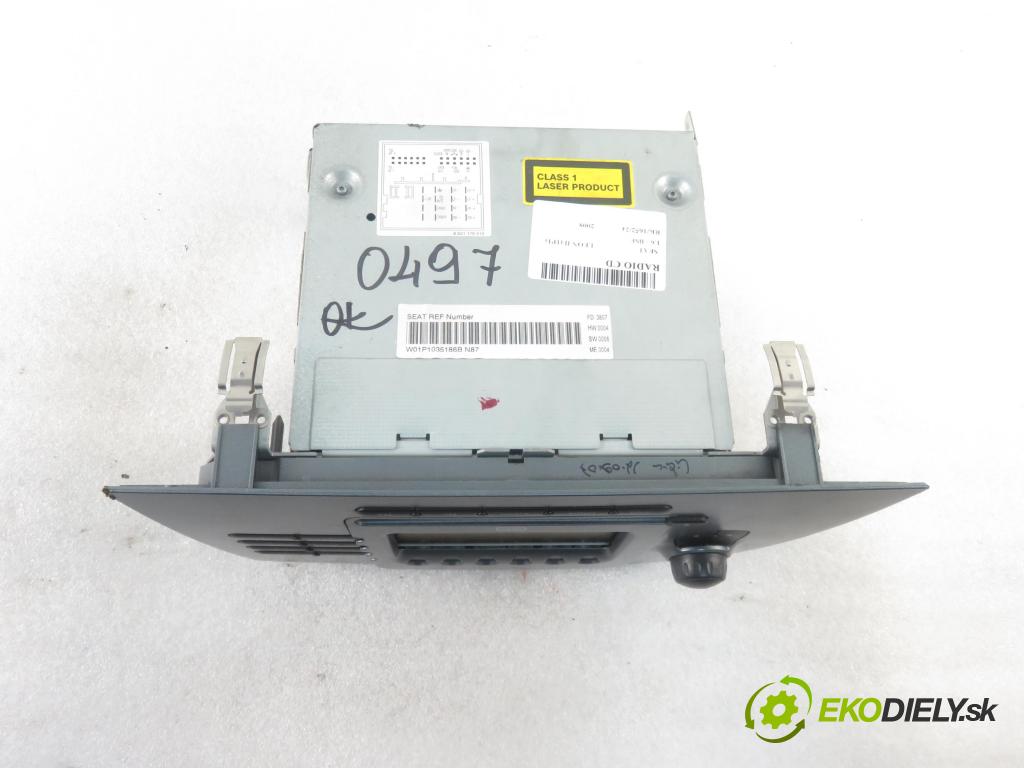 SEAT LEON (1P1) HB 2008 75,00 1.6 - BSE 1595,00 RADIO CD 1P1035186B