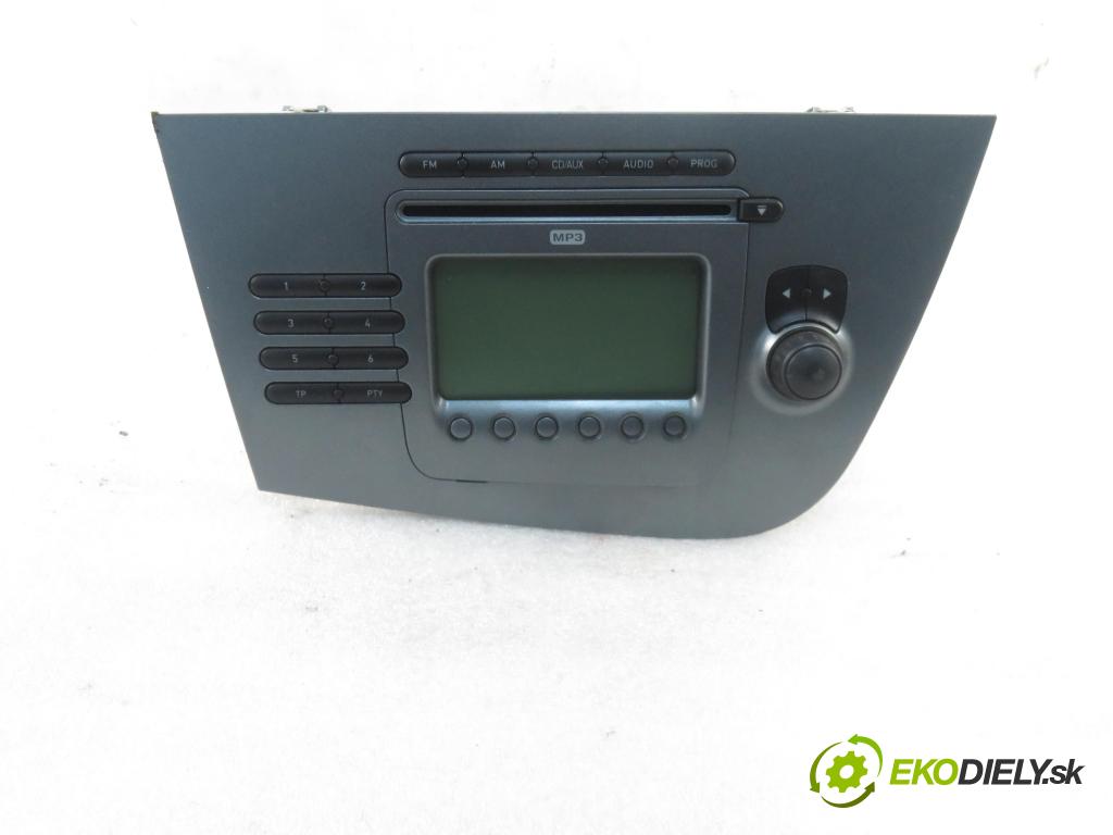 SEAT LEON (1P1) HB 2008 75,00 1.6 - BSE 1595,00 RADIO CD 1P1035186B