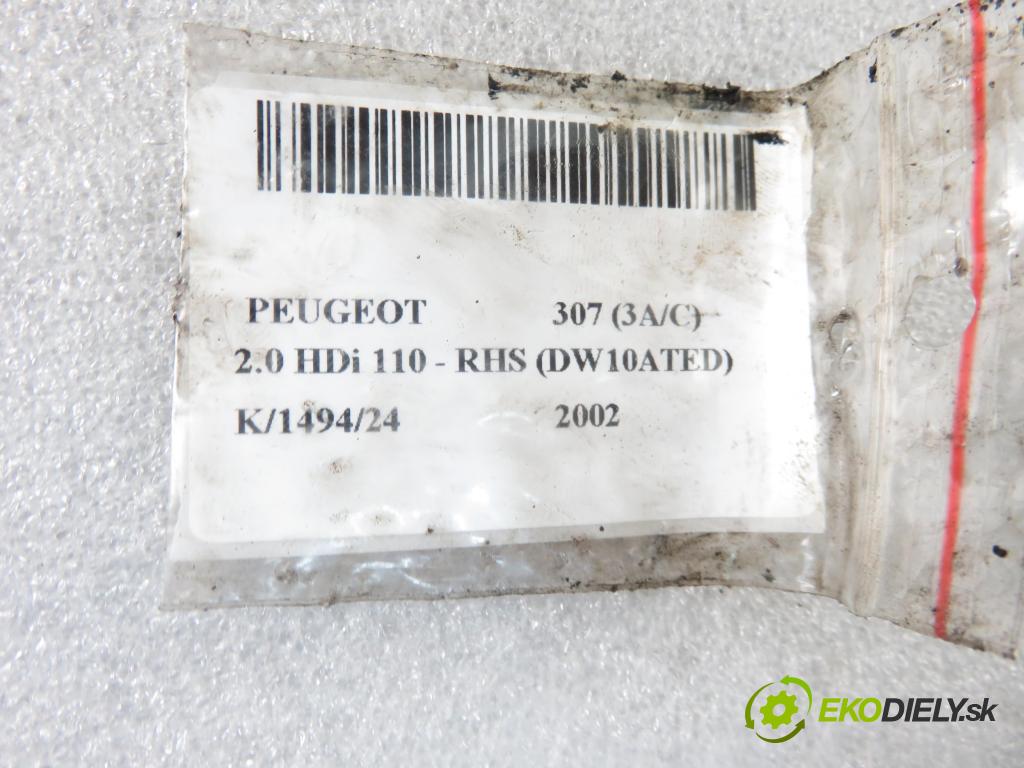PEUGEOT 307 (3A/C) HB 2002 79,00 2.0 HDi 110 - RHS 1997,00 vstrekovač 0445110076 ; 9641742880 (Vstrekovače)