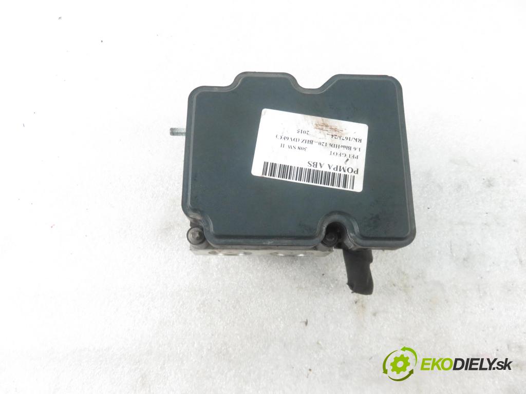 PEUGEOT 308 SW II KOMBI 2015 88,00 1.6 BlueHDi 120 - BHZ (DV6FC) 1560,00 Pumpa ABS 0265244191 ; 9811708480 (Pumpy ABS)