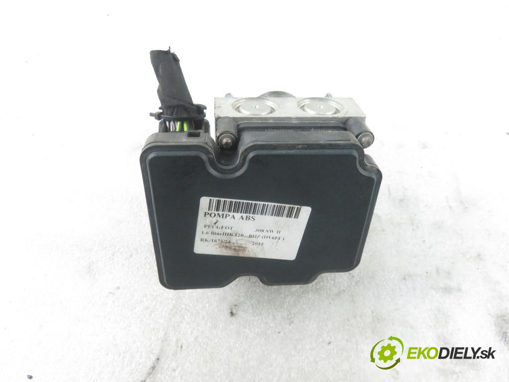 PEUGEOT 308 SW II KOMBI 2015 88,00 1.6 BlueHDi 120 - BHZ (DV6FC) 1560,00 Pumpa ABS 0265244191 ; 9811708480 (Pumpy ABS)