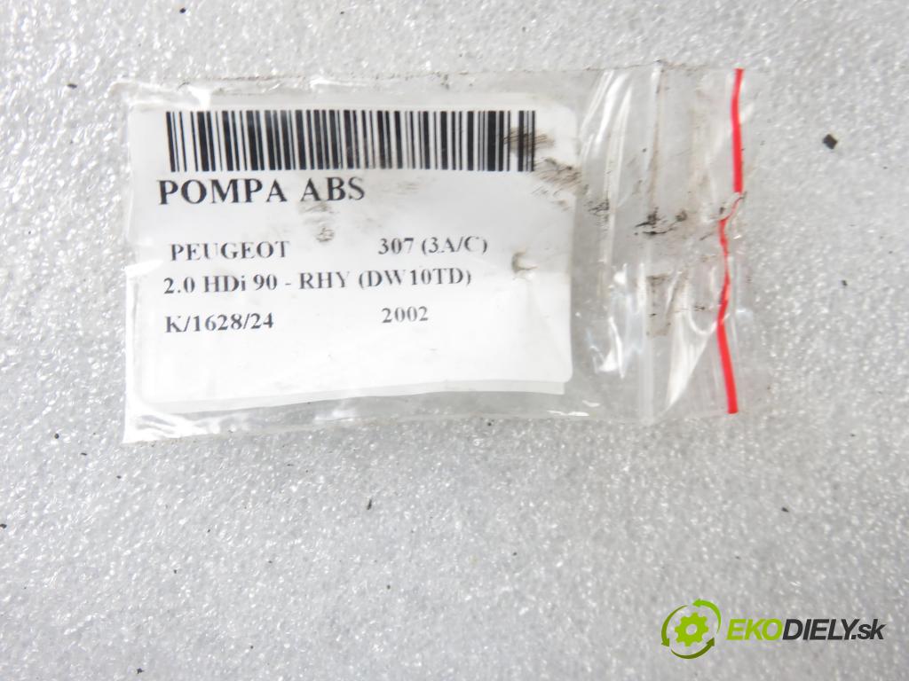 PEUGEOT 307 (3A/C) HB 2002 66,00 2.0 HDi 90 - RHY (DW10TD) 1997,00 Pumpa ABS 0265800301 ; 0265231302 (Pumpy ABS)